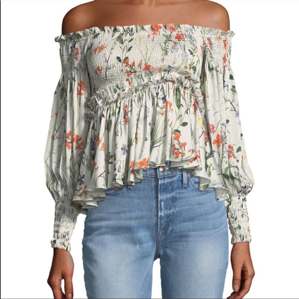 Alexis Elsa top in botanical cream